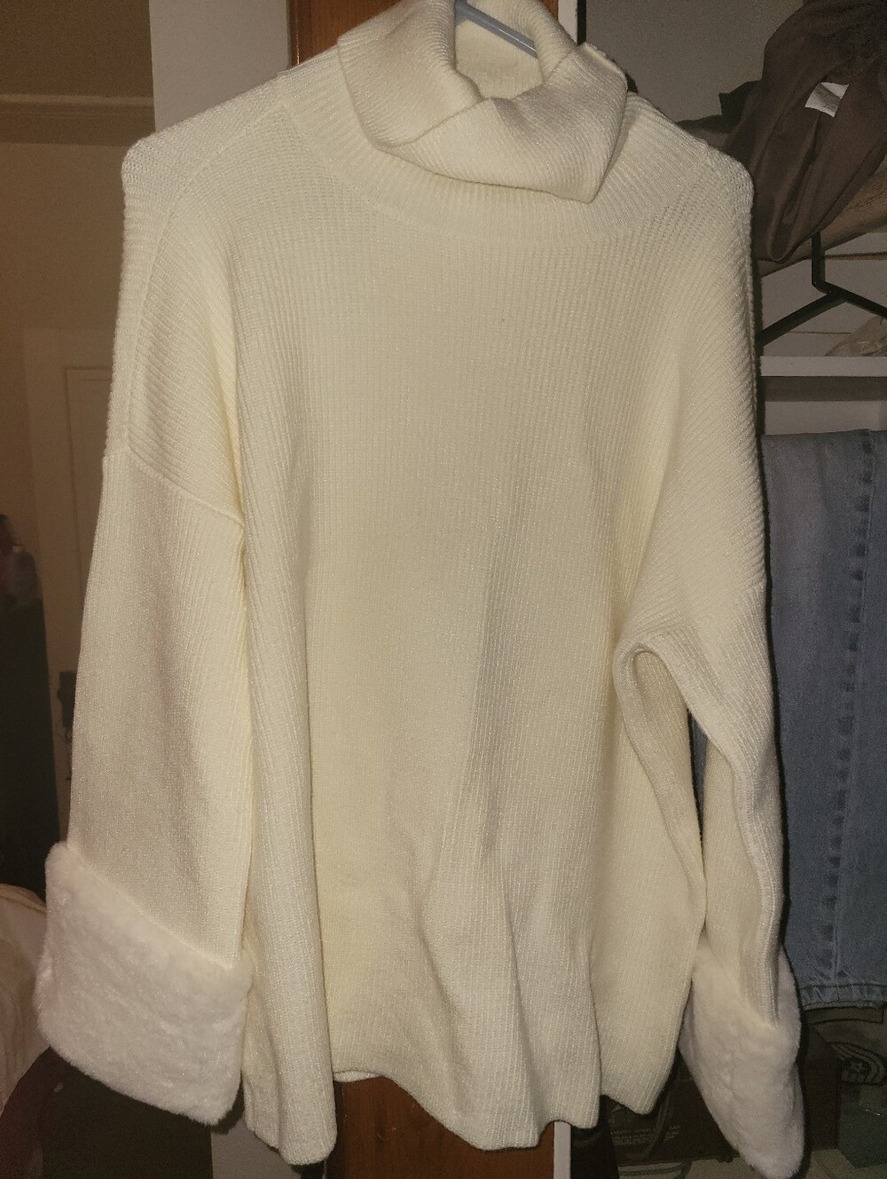 White Wynne Layers Sweater
